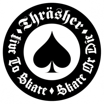 Thrasher Oath Sticker Skate