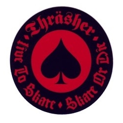 Thrasher Sticker Skate Oath - Black/Red 