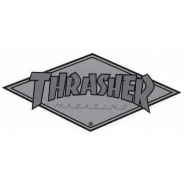 Thrasher Diamond - Grey Sticker Skate