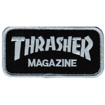 Thrasher logo Black/Grey Patch