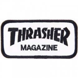 Thrasher Patch Logo Black/White 