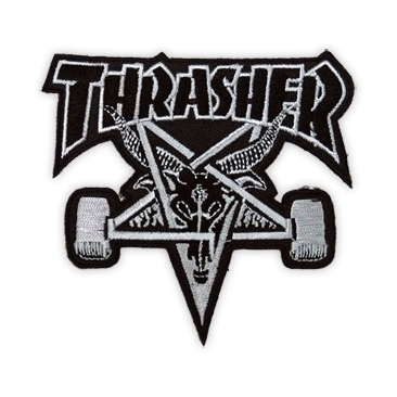 Thrasher Skategoat Black/Grey Patch Skate