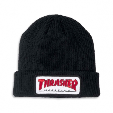 Thrasher Outlined Patch Black Bonnet Skate