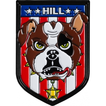 Powell Peralta Frankie Hill Bulldog Pins & Badge Skate