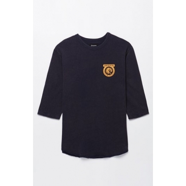 Brixton Native - 3/4 - Slv T-shirt - Navy T-shirt