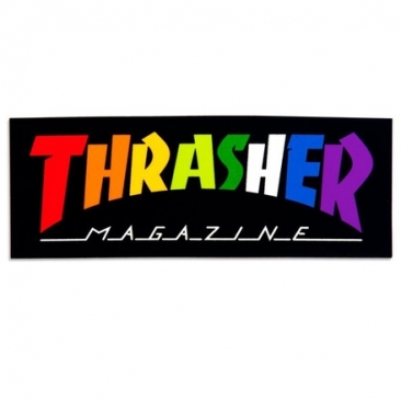 Thrasher Rainbow Mag Sticker Skate