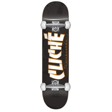 Cliché 8.0 X 31.56 Banco Charcoal Komplettes Skateboard