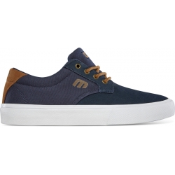 Etnies Singleton Vulc Xlt Navy Brown White 08 US Chaussures