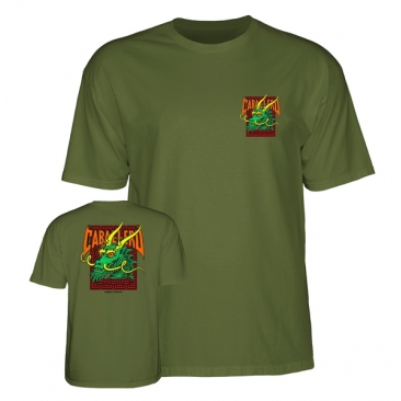 Powell Peralta Cab Street Dragon Military Ss S T-Shirt