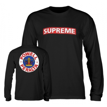 Powell Peralta Ls Supreme Black S T-Shirt