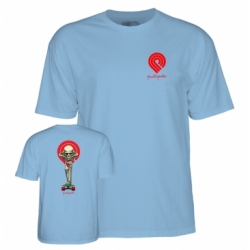 Powell Peralta Tucking Skeleton Baby Blue S Camiseta