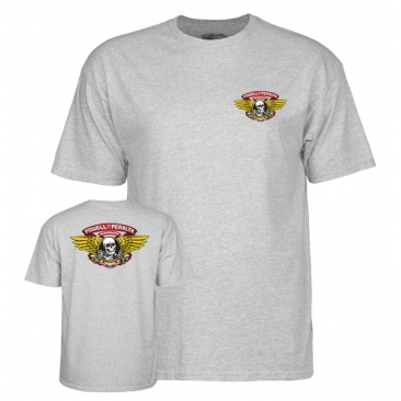 Powell Peralta Winged Ripper Gray S camiseta