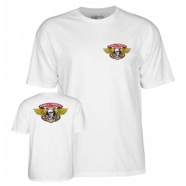 Powell Peralta Winged Ripper White S T-shirt