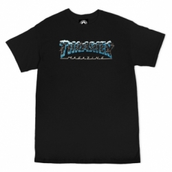 Thrasher Black Ice Black S camiseta