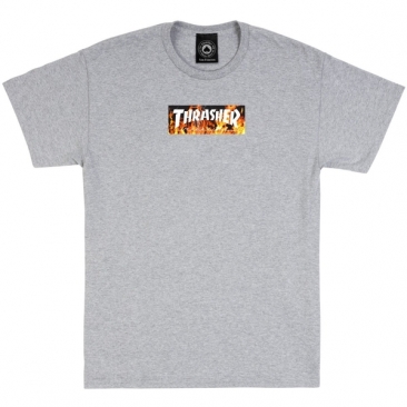 Thrasher Blaze Sport Grey M T-Shirt