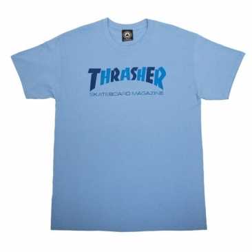 Thrasher Checkers Carolina Blue S camiseta