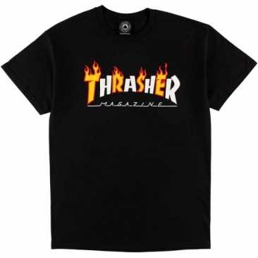 Thrasher Flame Mag Black L T-Shirt