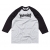 Flame Raglan Grey Black XL