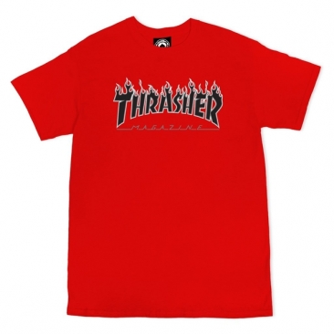 Thrasher Flame Red M T-Shirt