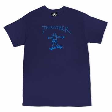 Thrasher Gonz Navy Light Blue M Maglietta