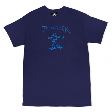 Thrasher Gonz Navy Light Blue L T-Shirt