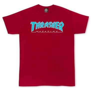 Thrasher Outlined Cardinal S T-shirt