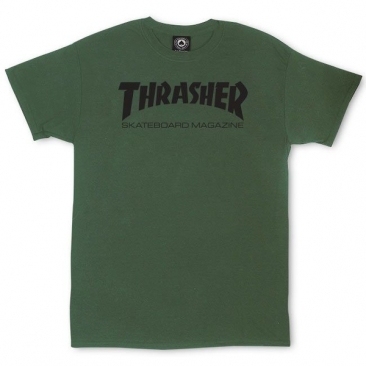 Thrasher Skate Mag Army S T-Shirt