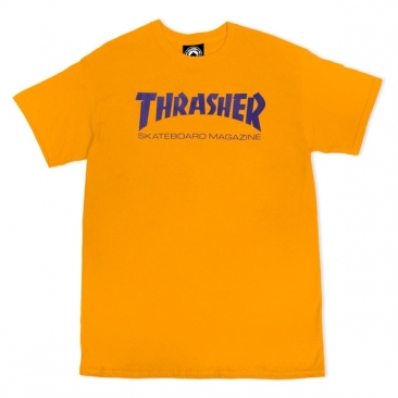 Thrasher Skate Mag Gold Purple M T-Shirt