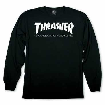 Thrasher Skate Mag Ls Black S Camiseta