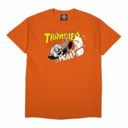 Thrasher 40 Years Neckface Ss Orange S T-Shirt