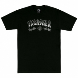 Thrasher Barbed Wire Black M T-Shirt