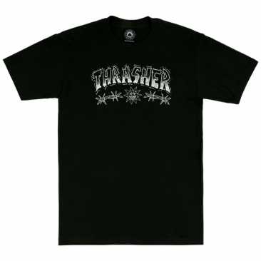 Thrasher Barbed Wire Black M T-shirt