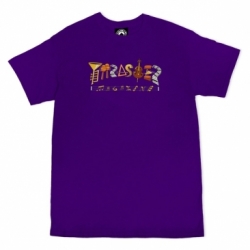 Thrasher Fillmore Logo Ss Purple M T-Shirt