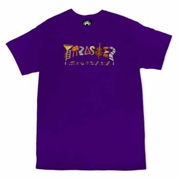 Thrasher Fillmore Logo Ss Purple M T-shirt