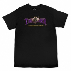 Thrasher Fortune Logo Ss Black S T-Shirt