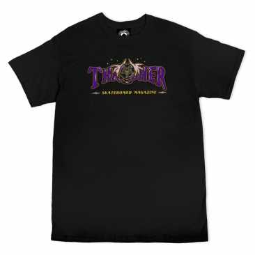 Thrasher Fortune Logo Ss Black S Maglietta