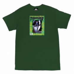 Thrasher Fred Gall 95 Cover Forest Green S T-Shirt