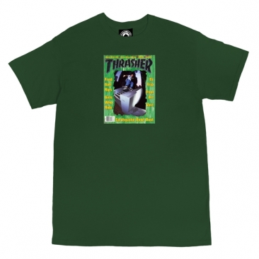 Thrasher Fred Gall 95 Cover Forest Green M T-Shirt