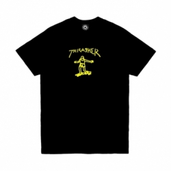 Thrasher Gonz Ss Black Yellow S T-Shirt