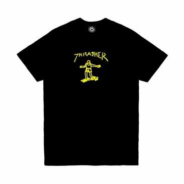 Thrasher Gonz Ss Black Yellow M T-shirt