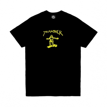 Thrasher Gonz Ss Black Yellow M T-Shirt