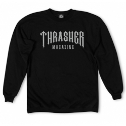 Thrasher Low Low Logo Ls Black M T-shirt