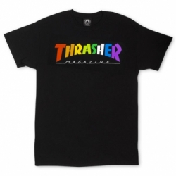 Thrasher Rainbow Mag Ss Black S T-shirt