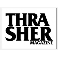 Thrasher Logo Mag X Anti-Hero Sticker