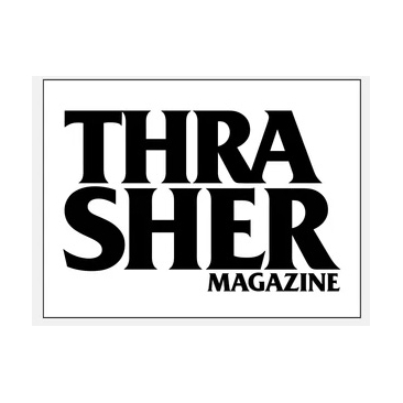 Thrasher Logo Mag X Anti-Hero Sticker