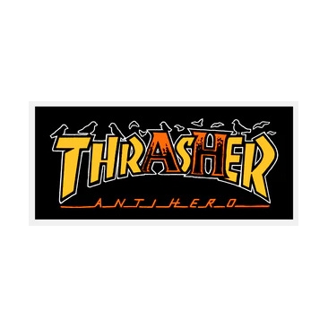 Thrasher Mag Birds Logo X Anti-Hero Sticker