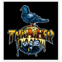 Thrasher Autocolante Pigeon Planet X Anti-Hero 