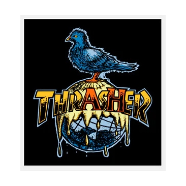 Thrasher Pigeon Planet X Anti-Hero Autocolante