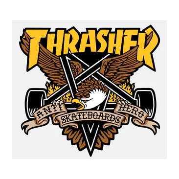 Thrasher Skate Eagle X Anti-Hero Pegatina