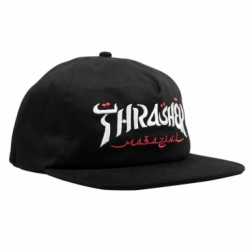 Thrasher Calligraphy Snapback Black Casquette